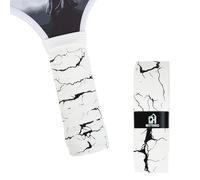 DH Mythic Replacement Grip for Pickleball & Tennis | Anti-Slip, Ultra-Durable, Sweat-Resistant Pickleball Wrap (Lightning Series, White with Black Lightning)