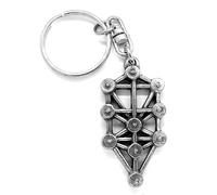 DH Pewter Tree of Life (Qabalah) Kabbalah Pagan Keyring in gift pouch