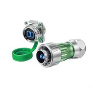 DH24 Fiber Optic Connector Engineered to Meet Rigorous Standards for Automation Infrastructure Solar Inverters and Marine Navigation Gear (A)