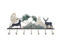 Dh2yjnbf3 Coat Rack Wall Mount Bedroom Coat Hooks Wall Clothes Hooks Entryway Wall Hanging Coat Rack Light Luxury Creative Metal Hangers Coat Hooks