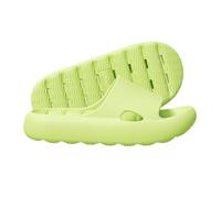 Dh2yjnbf3 Non-Slip Shower Sandals with Drainage Holes Unisex Lightweight Quick-Dry Cloud Slippers for Indoor Outdoor Use(Green,Alpha Medium)