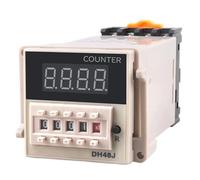 DH48J-11A Counter Relay DC12V 24V AC110V 220V Electronic Preset Digital Display Relay 11 Pin NPN Sensor Count Acyclic With Bas