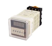 DH48J-8A AC220V 8P Digital Timer Time Delay Relay 1-999900 w Socket
