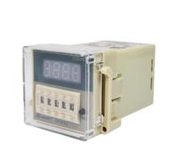 DH48J Counter Relay AC220V 380v 8 pin DC12V 24V DH48J-8 Contact Electronic Digital Display Count Acyclic LED Counter 1-999900(AC36V)