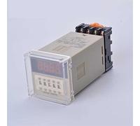 DH48S-1Z Delay SPDT Time Relay with Socket DH48S Series Timer with Base AC 220V 110V AC/DC 24V 12V 1Pcs(AC110V)