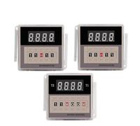 DH48S-2Z DH48S-1Z DH48S-S Digital LED Timer Time Relay Switch Power On Delay AC110V 220V DC 12V 24V with Relay Base DH48S 1Pcs(DH48S-1Z,AC 220V)