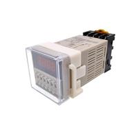 DH48S-S DC12V Time Relay 220VAC 24VDC SPDT with Socket DH48S Series Delay Timer with Base