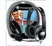 DYNAMODE - USB Stereo Headset with Boom Mic - Skype Compatible