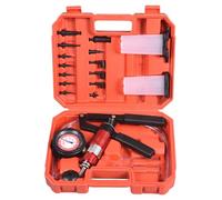 DHA 2 in 1 Hand Held Vacuum and Pessure Pump Tester Brake Bleeding Kit, One Man Brake Clutch Fluid Bleeder Tool Kit for Car Motorcycle