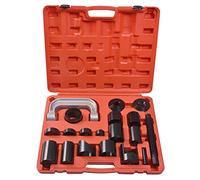 DHA 21 Piece Heavy Duty Master Ball Joint Press Kit & U Joint Removal Tool with 4x4 Adapters for Most 2WD and 4WD Cars and Light Trucks Vehicles