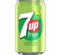 Dha7up Light Sugar Free Cans 24x330ml E MAS