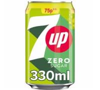 Dha7up Zero Cans 24x330ml E MAS