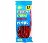 DhaBebeto Banana & Raspberry Pencils 12x160g(4) MAS