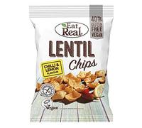 DhaEat Real Lentil Chips Chilli & Lemon 10x95g MAS