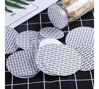 DHAEY 500Pcs 20mm - 38mm Black Foam Pressure Sensitive Seal Cap Lining Tamper Resistant Seals Liner For Cosmetic Jar Bottle Food Pots-28mm