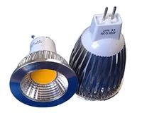 DHAEY Fortunate Lights 10pcs/lot AC85-265V Wide Edge LED COB Spotlight 3w/5w/7w/10w/Light Bulb No Flicker Aluminum Spotlight (Color : White, Size : MR16 7w)