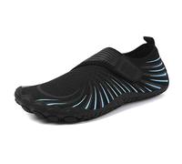 DHAEY Men Women Weightlifting Squat Shoes Non-Slip Sole Breathable Comfortable Lightweight Soft Bottom Deadlifting Fitness Indoor Cross-Trainer Sneaker (Color : Black blue, Size : 11 UK)