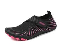 DHAEY Men Women Weightlifting Squat Shoes Non-Slip Sole Breathable Comfortable Lightweight Soft Bottom Deadlifting Fitness Indoor Cross-Trainer Sneaker (Color : Black and pink, Size : 4.5 UK)