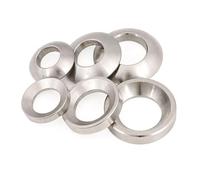 DHAEY SeroNi 5/10pcs Conical Spherical Washer M6 M8 M10 M12 M16 M20 M24 Countersunk Washer Stainless Steel Concave Convex Cone Gasket Carbon Steel gasket(Conical Stainless,M20 (5Pcs))