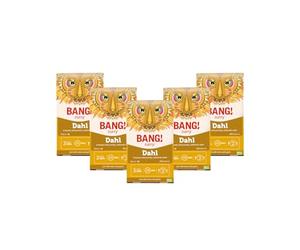 Dhaka Dahl Curry Meal Kit with Red Lentils and Secret Spice Mix, Easy to Use Lentil Curry, Ready in 30 Min, 100% Natural and Gluten Free (5 Pack) Indian Spices Dahl Curry Kit- BANG! Curry