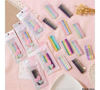 DHANABAPA Metal Bobby Pins Secure Hair Pins Hair Styling Fancy Clips, Straight Bobby Pins set, Regular Size, Metallic Barrettes Hair Clips in English Colors For Women's & Girls - 20 Pcs, MultiColor.