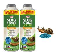 DHANUSH | 2 Pack Doff Slug & Snail Killer Pellets 800g - Use in Gardens & Greenhouses - Powerful Slug Repellent for Organic Gardening with Maximum Protection | Fast Acting Pellets for Slugs and Snails