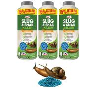 DHANUSH | 3 Pack Doff Slug & Snail Killer Pellets 800g - Use in Gardens & Greenhouses - Powerful Slug Repellent for Organic Gardening with Maximum Protection | Fast Acting Pellets for Slugs and Snails