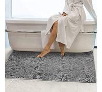 Dhao Extra Large Bath Mat Long Soft Microfiber Rug, Non Slip Bedroom Carpet, Water Absorbent Bathroom Shower Mats,Washable Fluffy Floor Blanket Entrance Door