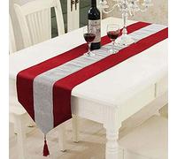 Dhao Luxury Velvet Diamond Table Runner Satin Tasseled Table Cloth Marriage Banquet Luxurious Table Mat Western Modern Diamante Strip Table Cover