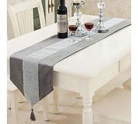 Dhao Luxury Velvet Diamond Table Runner Satin Tasseled Table Cloth Marriage Banquet Luxurious Table Mat Western Modern Diamante Strip Table Cover