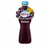 DhaRibena Still Light Blackcurrant Pet 12x500ml MAS