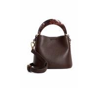 'Dharla' Leather Shoulder Bag Dune London Burgundy One Size