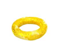 Dharma Guru Cushion Pillow for Tibetan Singing Bowl (Yellow, 4 Inch)