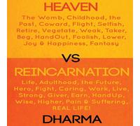 Dharma Heaven vs Reincarnation Paperback Book Dharma Multicolor