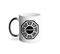 Dharma Initiative Geek Video Games Film Series Thermo-Reactive Mug Magic Mug 325 ml