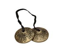 Dharma Mart - Tibetan Tingsha Cymbals Bell (Small) Om Mani Padme Hum/G