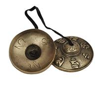 Dharma Store - Tibetan Tingsha Cymbals - 6.6 cm (Om Mani Padme)