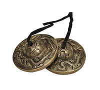 Dharma Store - Tibetan Yoga Meditation Cymbals Bell - Dragon Embossed (Original Version)