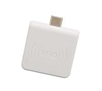 DHASUWT Card Reader, Credit Card Reader, 125Khz Portable Card Reader RFID Mobile Phone Card Reader with Type C Interface, Reader for Mobile Payment and Access Control