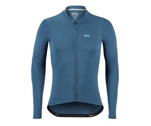 DHB Mens Blok Classic Long Sleeve Jersey Ink Blue M