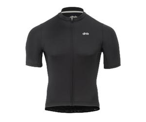 dhb Mens Blok Short Sleeve Jersey Black XXL