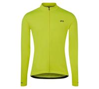 dhb Mens Long Sleeve Thermal Cycling Jersey Fluro Yellow XS