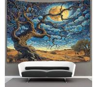 DHBANEIOK 3D Tree of Life Print Wall Blanket Home Decoration Bedding Poster Wall Art Tapestry Tapestries Wall Hanging Soft Polyester for Kids Boys Girls Bedroom Living Room 130cmx150cm