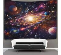 DHBANEIOK 3D Universe Planet Print Wall Blanket Home Decoration Bedding Poster Wall Art Tapestry Wall Hanging Tapestries Soft Polyester for Living Room Bedroom Dorm Decor 180cmx230cm