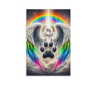 DHBANEIOK Angel Wings Poster Artwork Canvas Prints Picture Modern Canvas Wall Art Picture Wall Hanging for Home Decorations 24x36inch(60x90cm)