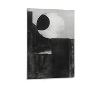 DHBANEIOK Black And White Abstract Art Art - Modern Giclee Canvas Prints Landscape Pictures Artwork Paintings on Canvas Wall Art for Home Office Decorations 24x36inch(60x90cm)
