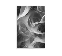DHBANEIOK Black And White Abstract Art Wall Art Canvas Print Painting Wall Decor Set of Ornaments for Walls Bedroom Living Room 16x24inch(40x60cm)