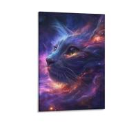 DHBANEIOK Cat Print, Canvas Wall Art, Pictures for Living Room And Bedroom, Prints for Special Occasions 16x24inch(40x60cm)