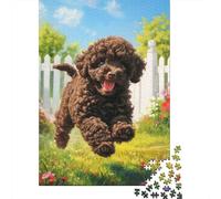 DHBANEIOK Cockapoo Jigsaw Puzzles for Adults 1000 Piece for Adults Educational Game Challenge Toy 1000 Pieces Puzzles for Adults Jigsaw Puzzle 500pcs (52x38cm)