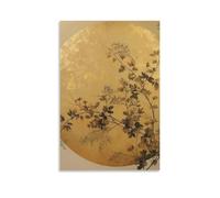 DHBANEIOK Golden Leaves Art - The Canvas Prints of Reproduction Artwork Pictures on Canvas Wall Art for Home Office Decorations 24x36inch(60x90cm)